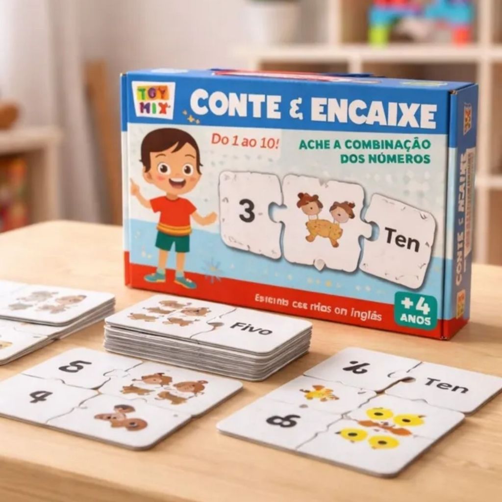Jogo Ache A Combinação E Números Quebra Cabeça Educativo Matemática Números Inglês Divertido