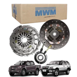 Kit Embreagem S10 2.8 Diesel 2000 2001 2002 2003 2004 2005 2006 2007 2008 2009 2010 2011 C/ Atuador Original Mwm
