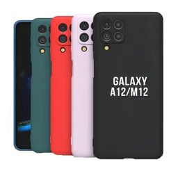Capa para A12/M12 Samsung Galaxy ou Capinha+ Pelicula de Ceramica Flexivel