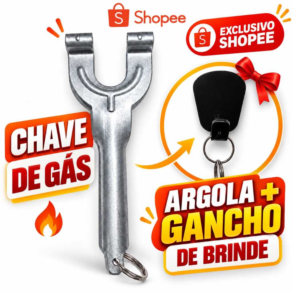Chave borboleta click para apertar e soltar registro regulador troca de gás de cozinha