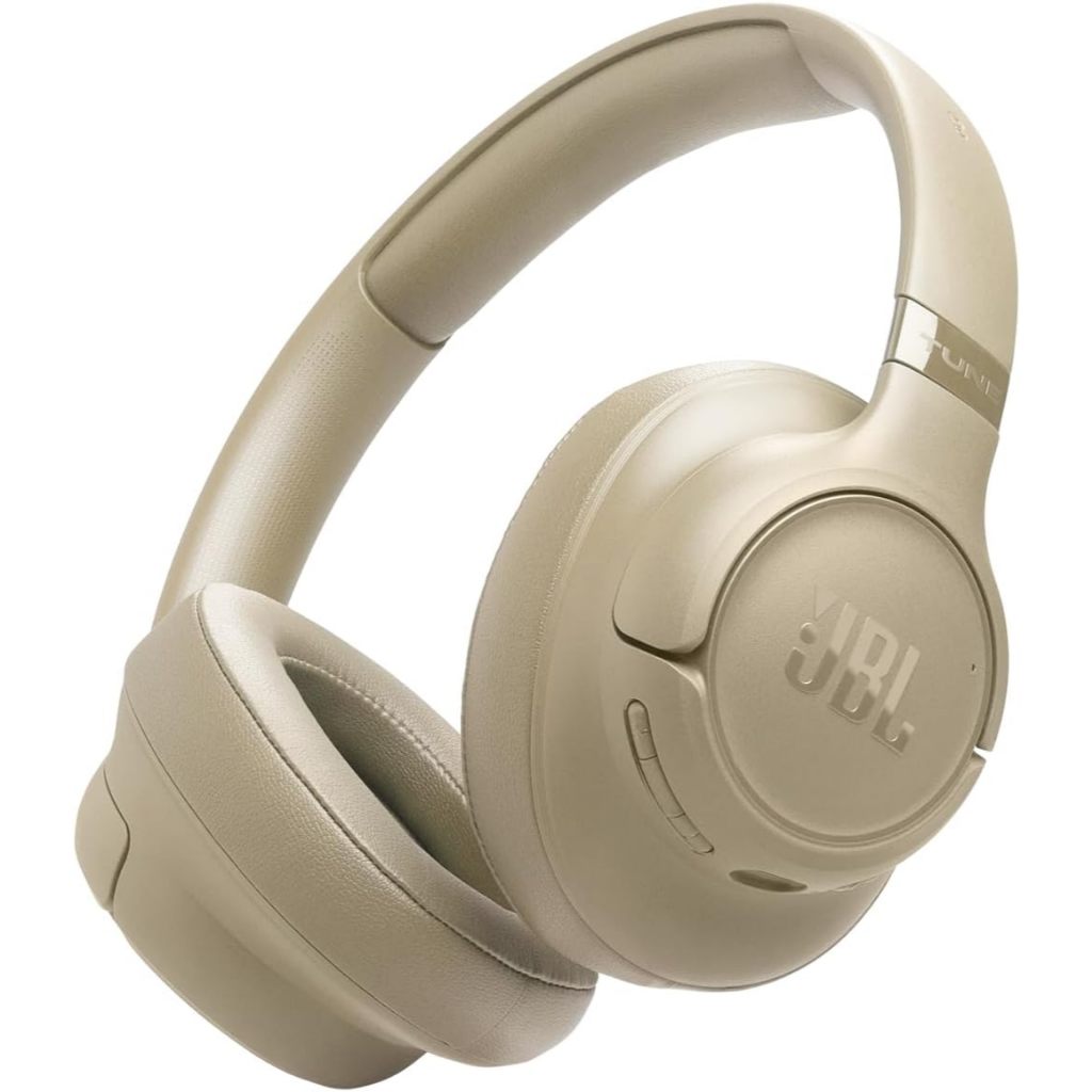 Fone de Ouvido JBL Tune 730BT Bege Bluetooth Over-Ear Sem Fio, Até 76 Horas de Bateria