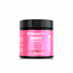 Shot Matinal Morango AlwaysFit | Vitamina C + NAC + Glutamina + Zinco | 144 g