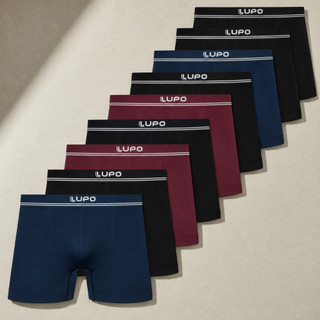 Kit 10 Cuecas Boxer Lupo Masculina Microfibra Poliamida Sem Costura Confortável Original Adulto