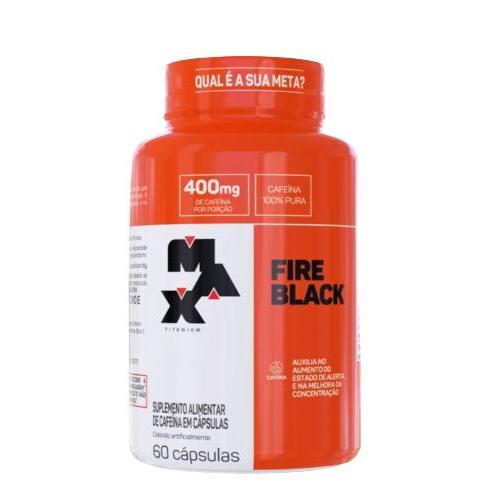 Max Titanium Fire White Max Titanium - Suplemento Termogênico em Cápsulas para Atividades Físicas e Metabolismo