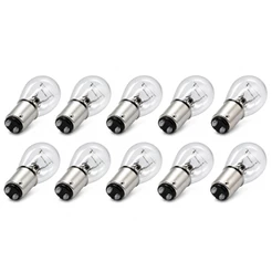Kit 10 Lâmpadas Freio Lanterna 2 Polos 12V 21/5W Universal