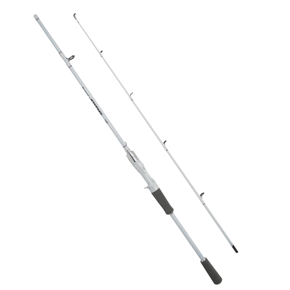 Vara de Pesca 1,80m Carbono Leve e Resistente Para Carretilha 2 Partes 20-50lb JOYFOX