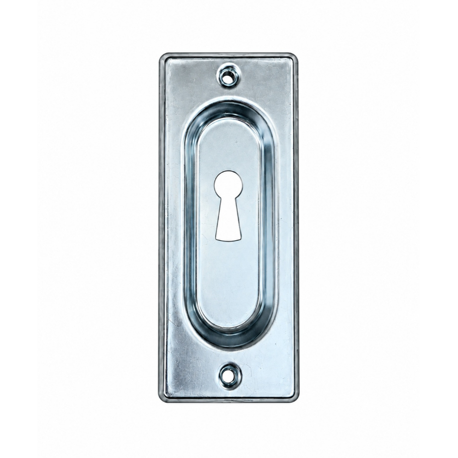 Puxador Tipo Concha Para Porta e Móveis MD 100mm Acetinado União Mundial Puxador Concha para Móveis com furo