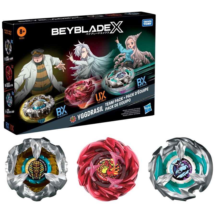 Beyblade x Pack de Equipe Yggdrasil G3393