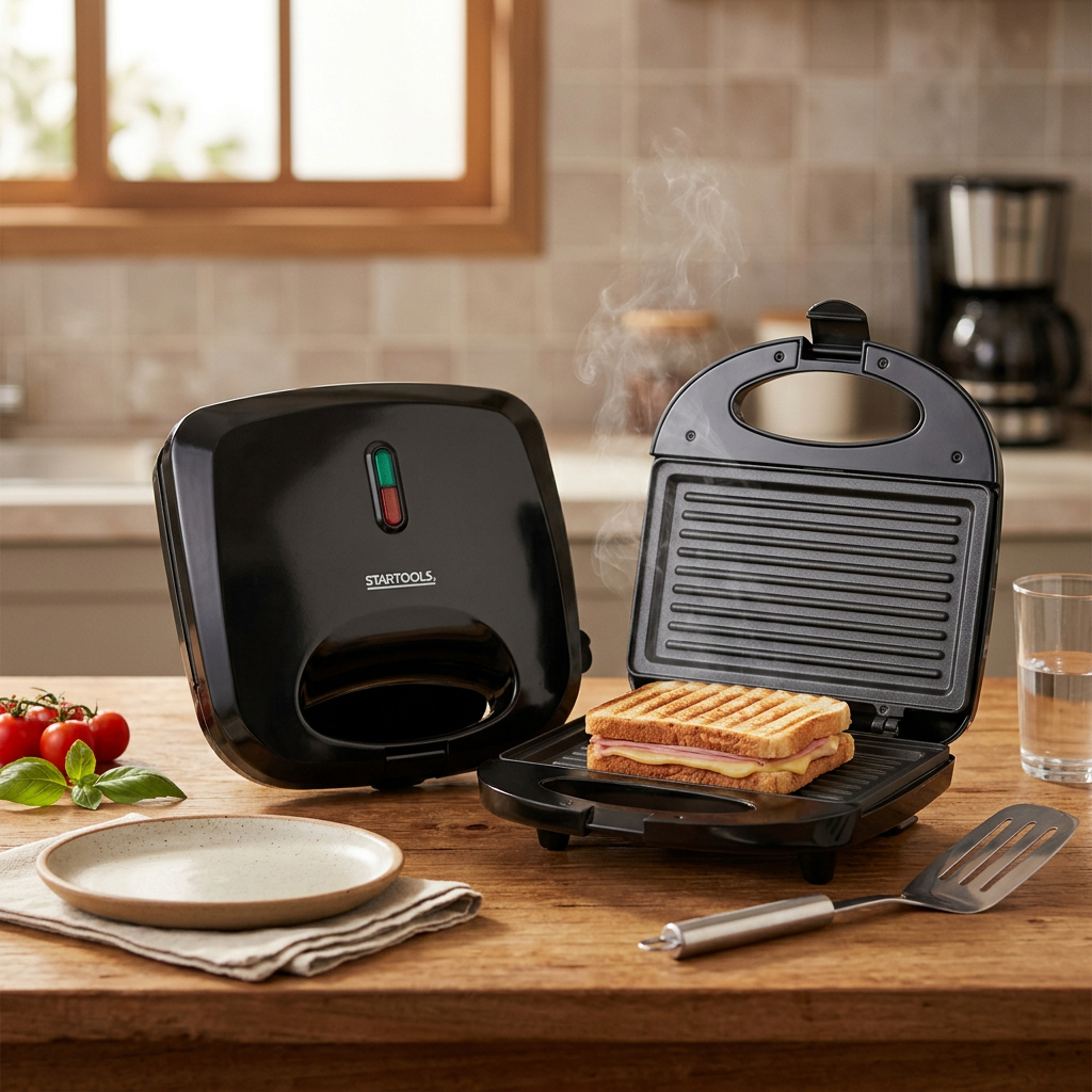 🎉 OFERTA! Sanduicheira Grill 2 em 1 Antiaderente 750W · Faça Lanches Rápidos! 🥪✨