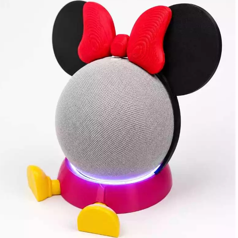 SUPORTE PARA ALEXA ECHO DOT 4a E 5a GERAÇÃO – MICKEY & MINNIE