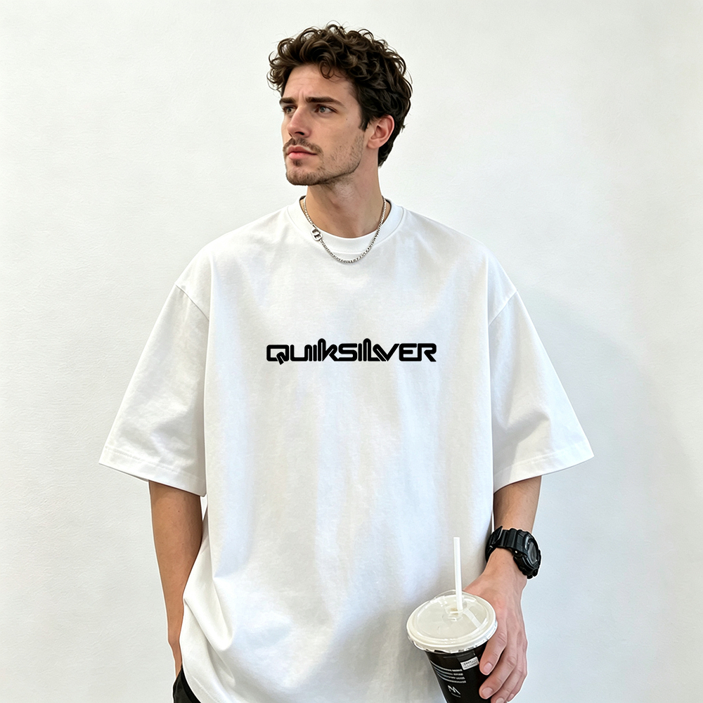 Camiseta com Estampa Streetwear Oversized 100% Algodão,Respirável,Unissex C4220