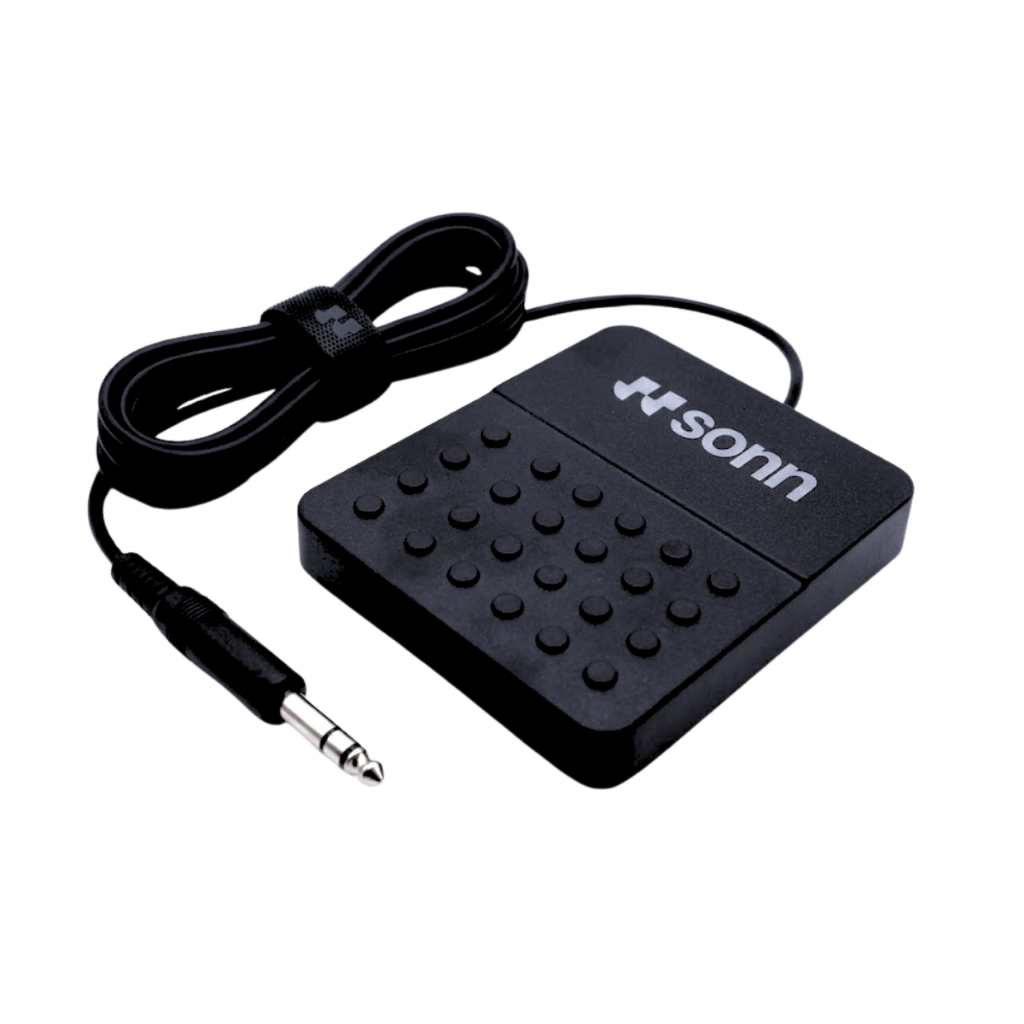 Pedal Sustain Universal Sonn para Teclado Musical Piano Digital e Controlador MIDI Conexão P10