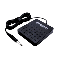 Pedal Sustain Universal Sonn para Teclado Musical Piano Digital e Controlador MIDI Conexão P10