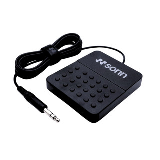Pedal Sustain Universal Sonn  para Teclado Musical Piano Digital e Controlador MIDI Conexão P10
