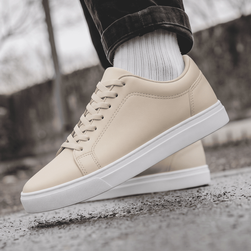 Tênis Urbano Masculino Casual Elegante Cano Baixo Confortável Sintético Macio Versátil Para Passeio