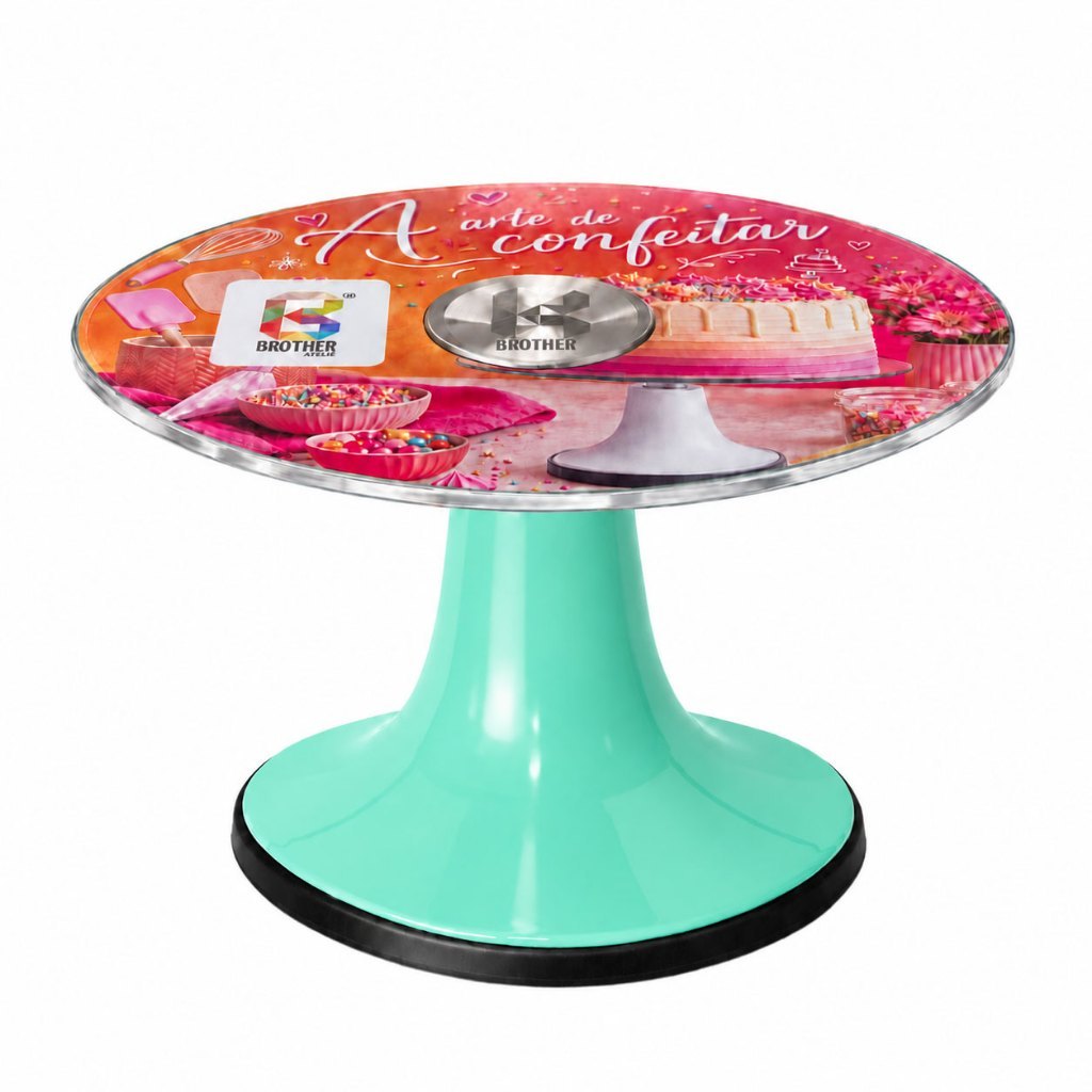 BAILARINA PROFISSIONAL PARA BOLO 30 CM BROTHERMIX - COR VERDE TIFFANY