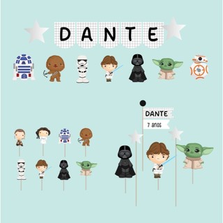 kit festa  Star Wars/kit só um bolinho Star Wars/kit decoração Star wars