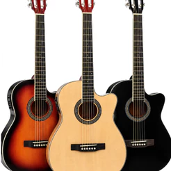 Violão Eletroacústico Nylon Vogga Vcs235 Cutaway