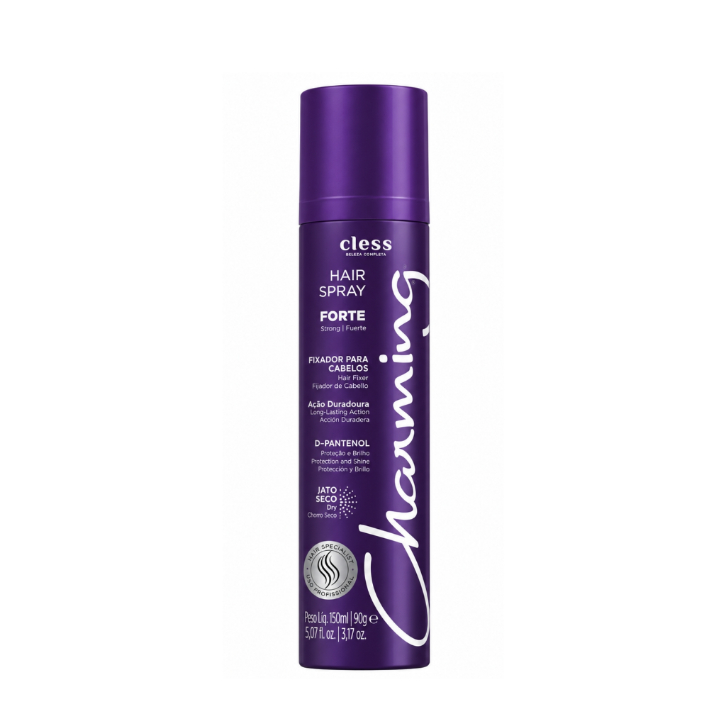 Hair Spray Charming Forte Fixador de Cabelo Cless 150ml
