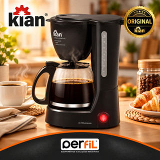 CAFETEIRA ELETRICA 18 XICARAS CF102 PRETA 220V KIAN CAFETEIRA PRETA CAFETEIRA 220V KIAN