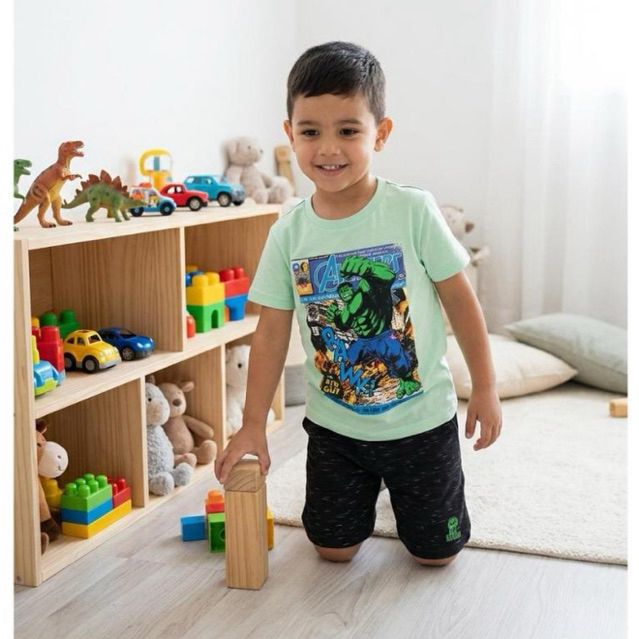 Conjunto Masculino Infantil Menino 100% Algodão | Camiseta e Bermuda 2 a 12 Anos | Moda Infantil