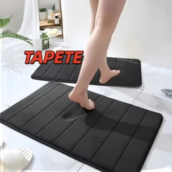 Tapete Soft Macio Antiderrapante Banheiro Sala e Quarto Super Absorvente