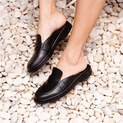 Sapato Mule Mocassim Feminino Marrom CLOE DUBUY 1420DB