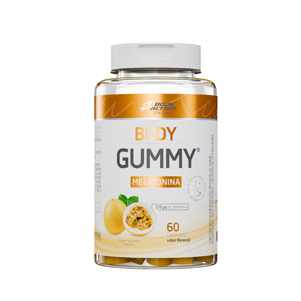 Melatonina Gummy Body Calm 60 Gomas Bodyaction