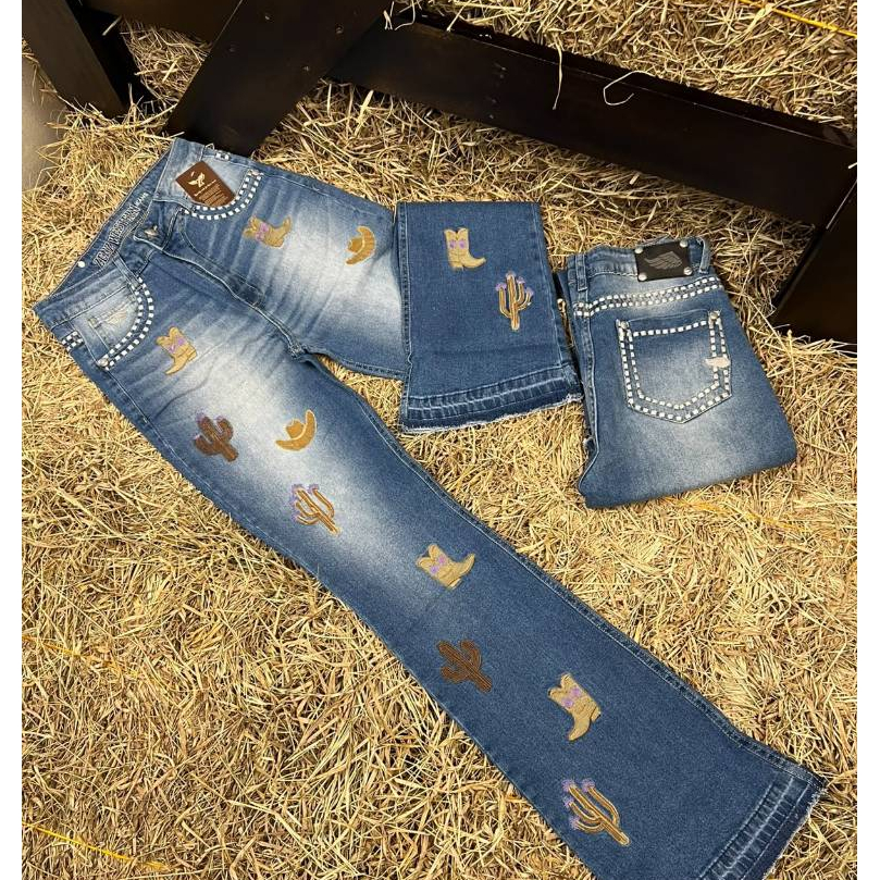 Calça Jeans Feminina | Estilo Country | Modelos Variados — imagem 2 de 2