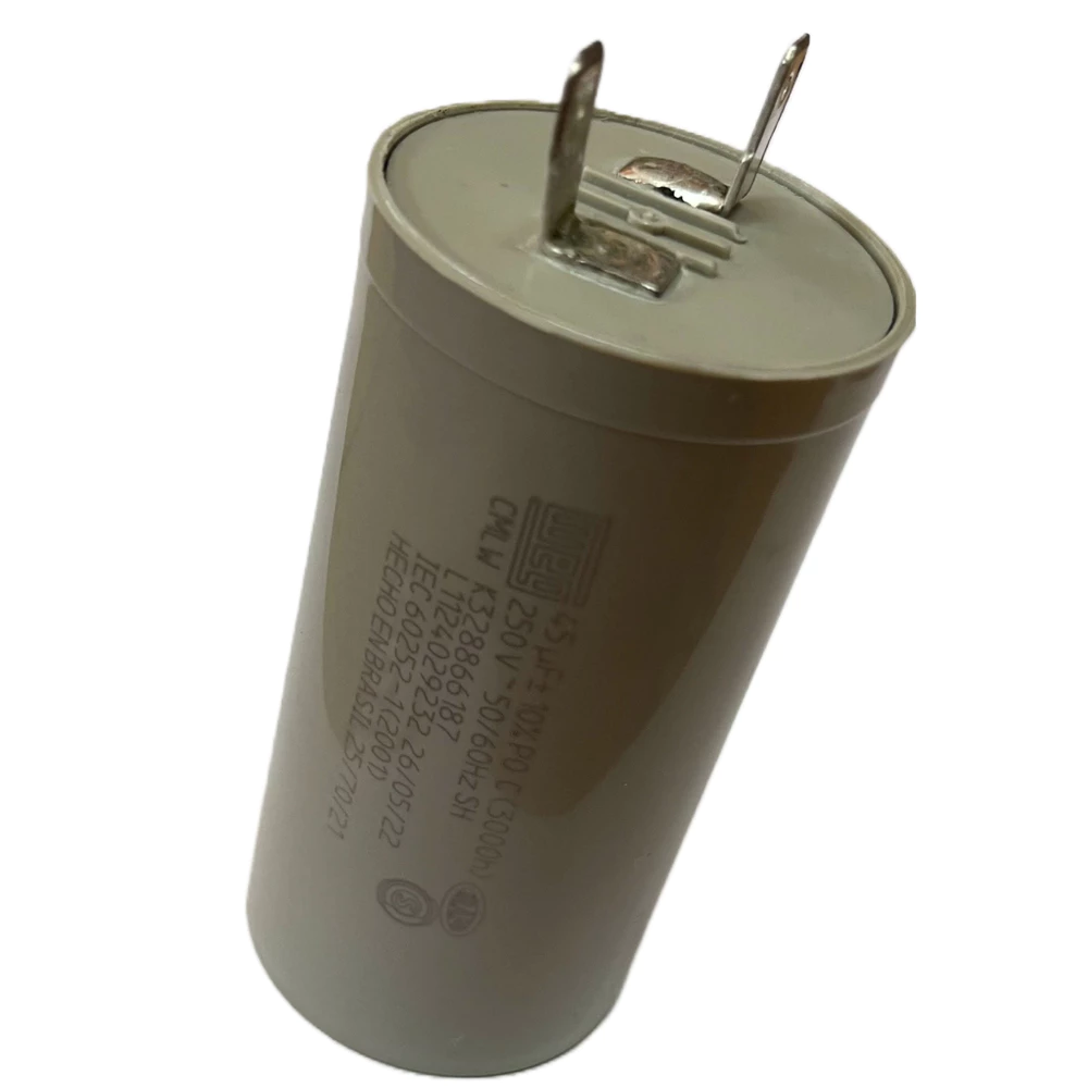 Capacitor Lavadora Roupa Brastemp Consul somente 127V Volts Weg 45uf