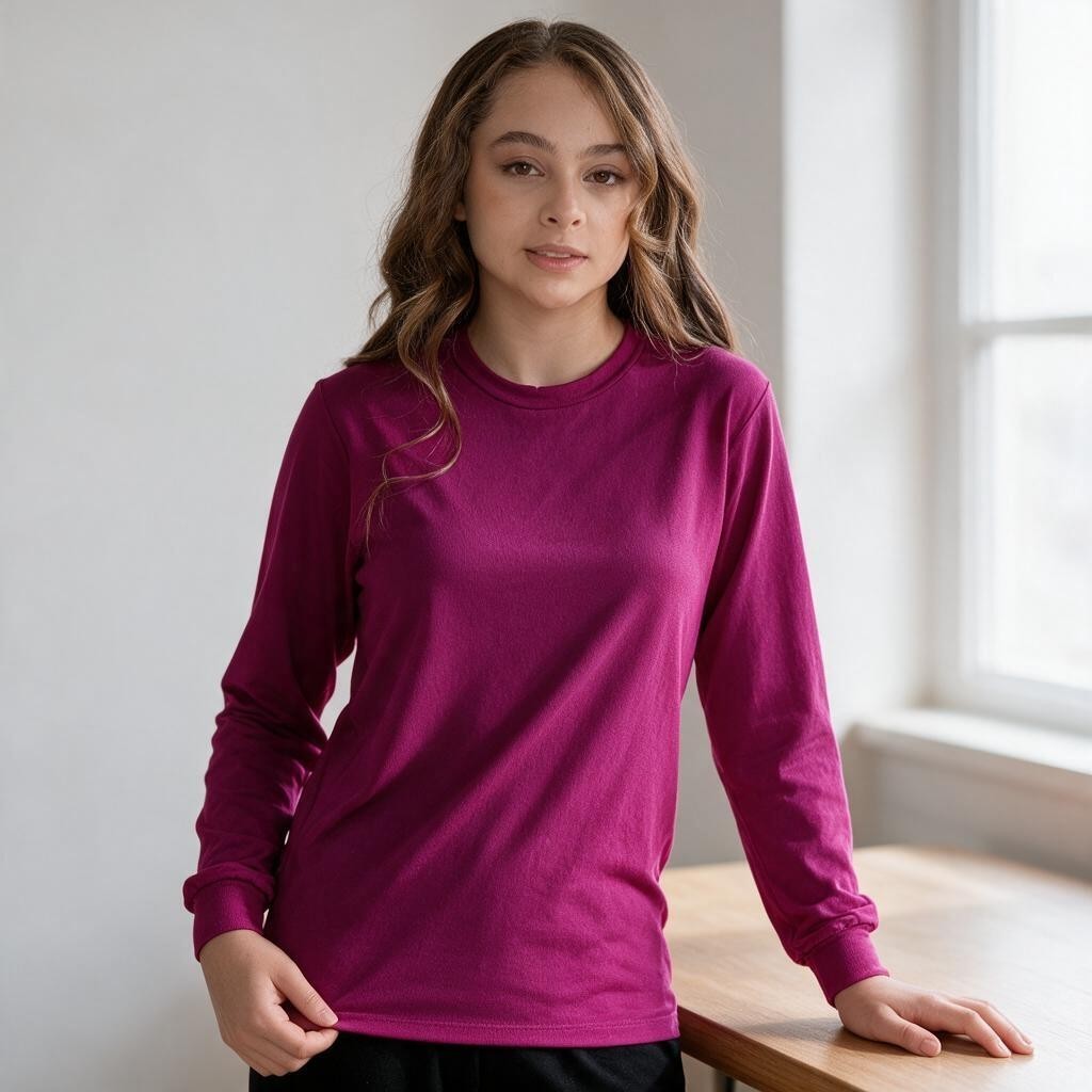 Camiseta Térmica Segunda Pele Juvenil Menina Peluciado Proteção ao Frio Feminino e Masculino Blusa