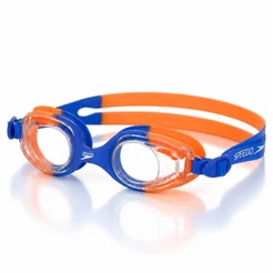 Óculos De Natação Infantil Junior Olympic Speedo - Laranja Lente Cristal