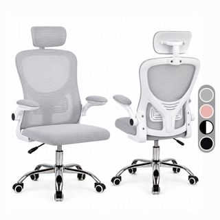 Cadeira Giratória Office Supreme Mesh Escritório Ergonômica com Encosto Reclinável