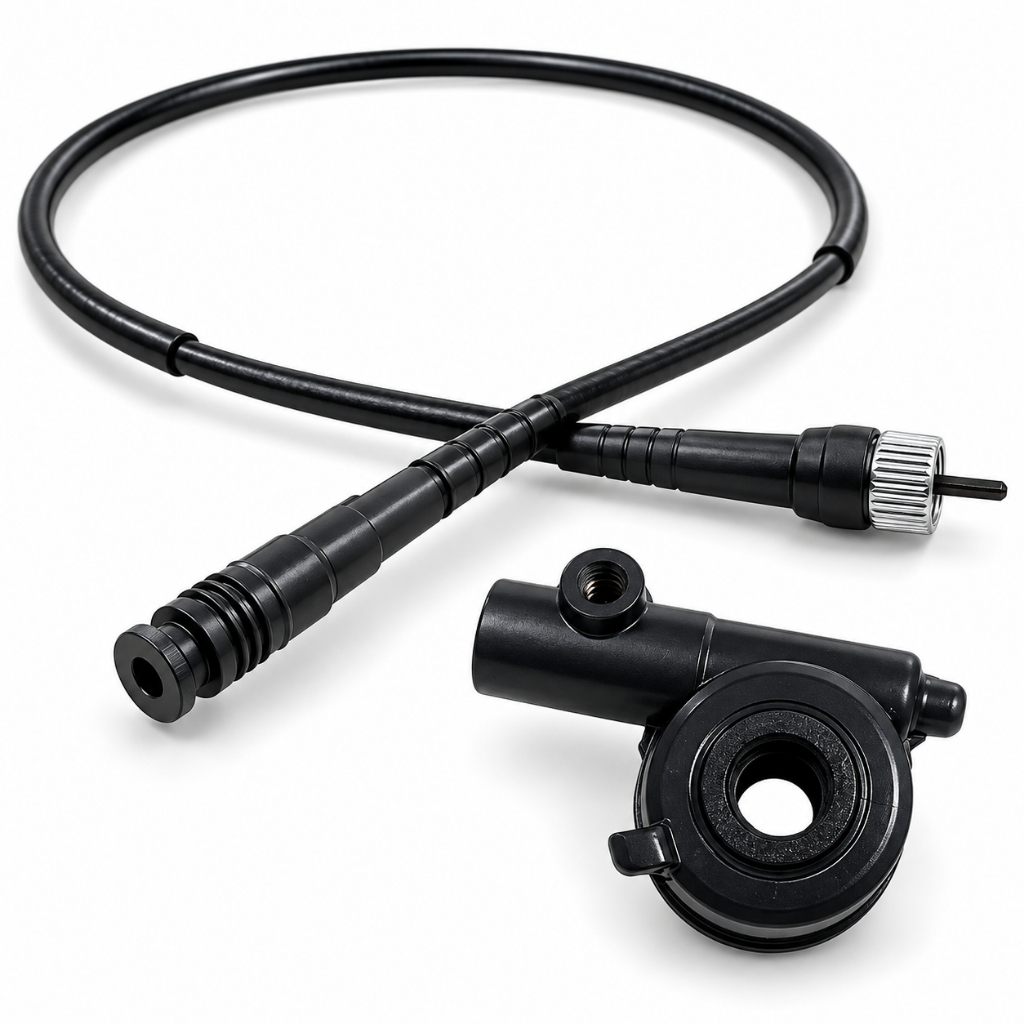 Cabo de Velocimetro + Caracol Nx150-200 Tornado Nx400 Falcon XLR Alta Qualidade — imagem 2 de 2