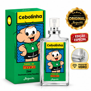 Perfume Cebolinha Vidro 25 ml Edição Especial Limitada 25ml Original Turma da Mônica Desodorante Colônia Masculina