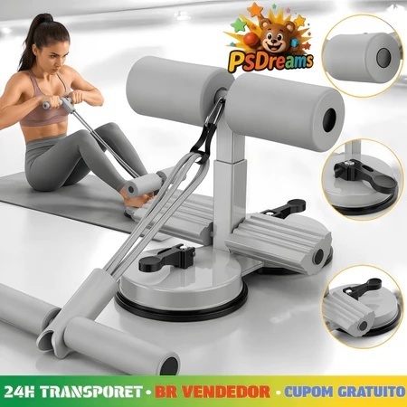 Aparelho Abdominal com Ventosa Forte 3 Ajustes Para Casa e Academia Com Proteção para Barriga