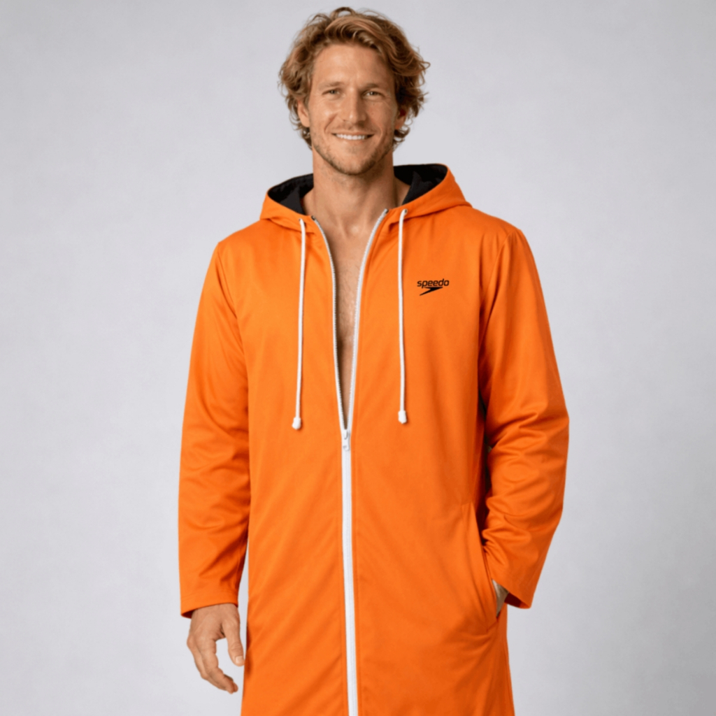 Roupão De Natação Adulto New Malta Speedo - LARANJA NEON