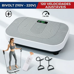 Plataforma Vibratoria 110/220v Controle Remoto 120 Velocidades