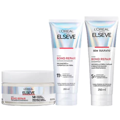 KIT ELSEVE BOND REPAIR - Shampoo 250 ml + Condicionador 200 ml + Máscara 200 g