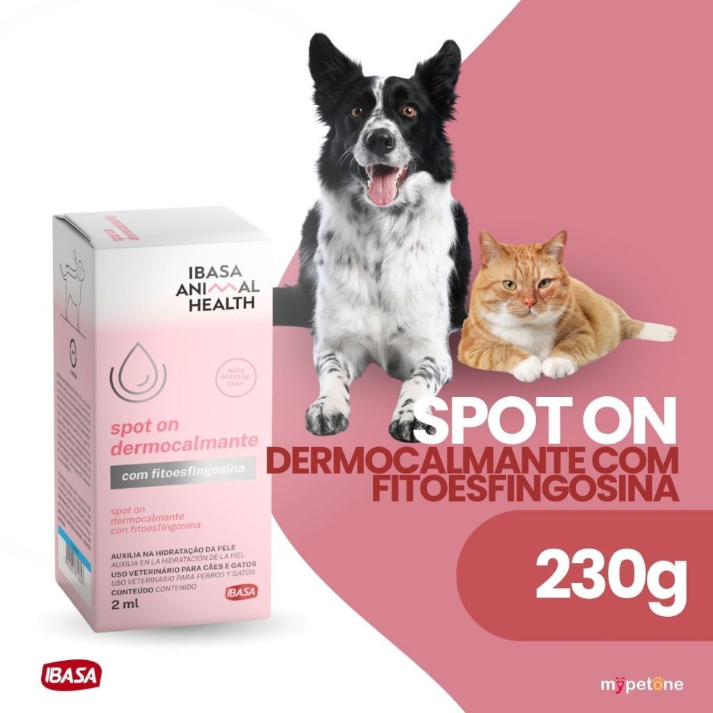 Spot on Dermocalmante Ibasa para Cães e Gatos - 2 mL — imagem 2 de 2