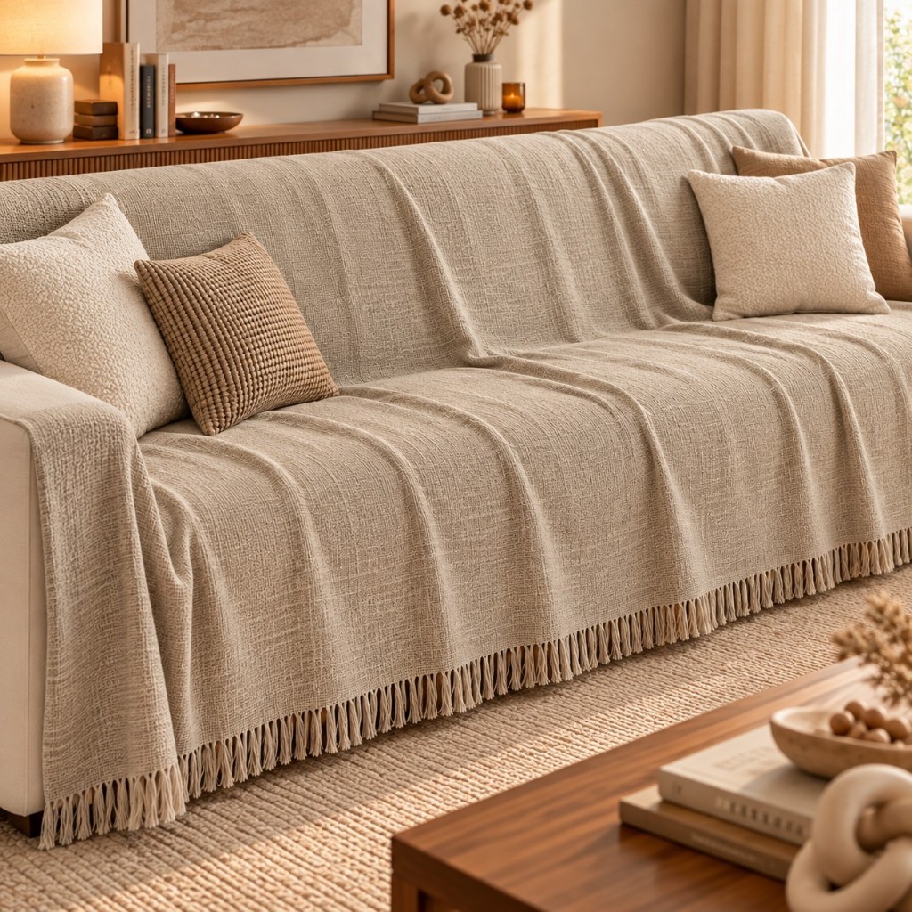 Manta Para Sofá 400x180 Mts Luxo Super King Gigante Tipo Capa Protetora Decorativa De Sofá Poltrona Algodão Promocao