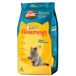 Ração Quatree Gourmet Gatos Castrados Delícias do Mar - 20kg