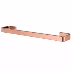 Porta Toalha de Banho para Banheiro Quadrado Athena Rose Gold Resistente