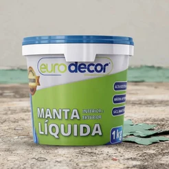 Manta Líquida Anti Mofo 1KG Impermeabilizante Eurodecor Cores