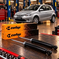 Par Amortecedor Traseiro Etios Sedan Hatch 1.3 1.5