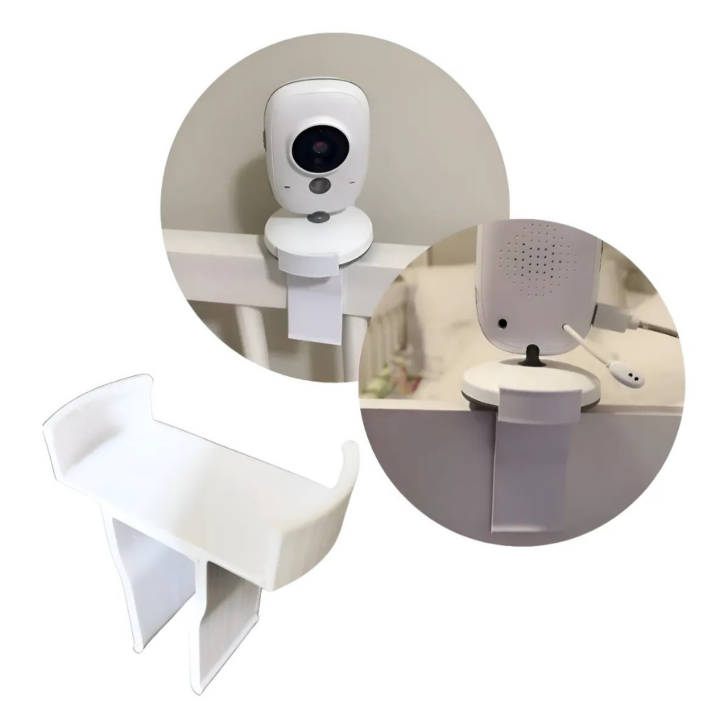 Suporte Universal Para Babá Eletrônica Com Haste Flexível Ajustável E Fixação Sem Ferramentas VB603