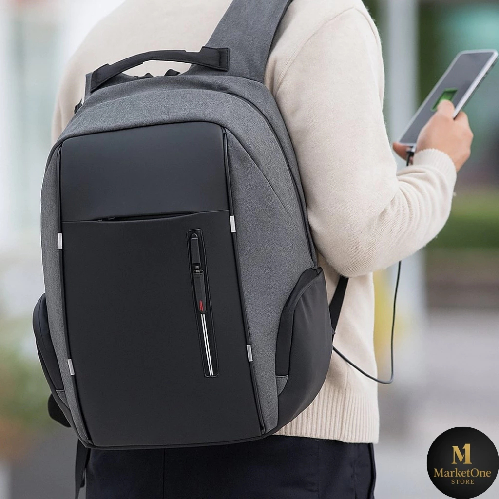 Mochila Notebook Impermeável Antifurto Masculina e Feminina Escolar Universitária Reforçada USB