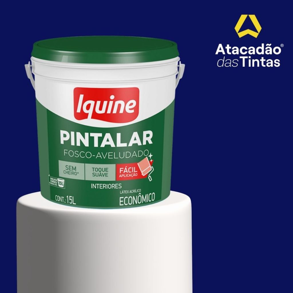 Tinta Acrílica Economica Fosca Iquine Pintalar 15L