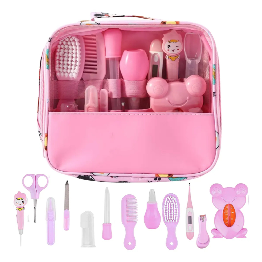 Kit De Cuidados E Higiene Do Bebê Recém Nascido 13 Peças em Oferta na Shopee