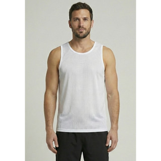 Blusa Regata Masculina Camiseta Dry Fit Leve Respirável Básica Slim Fit